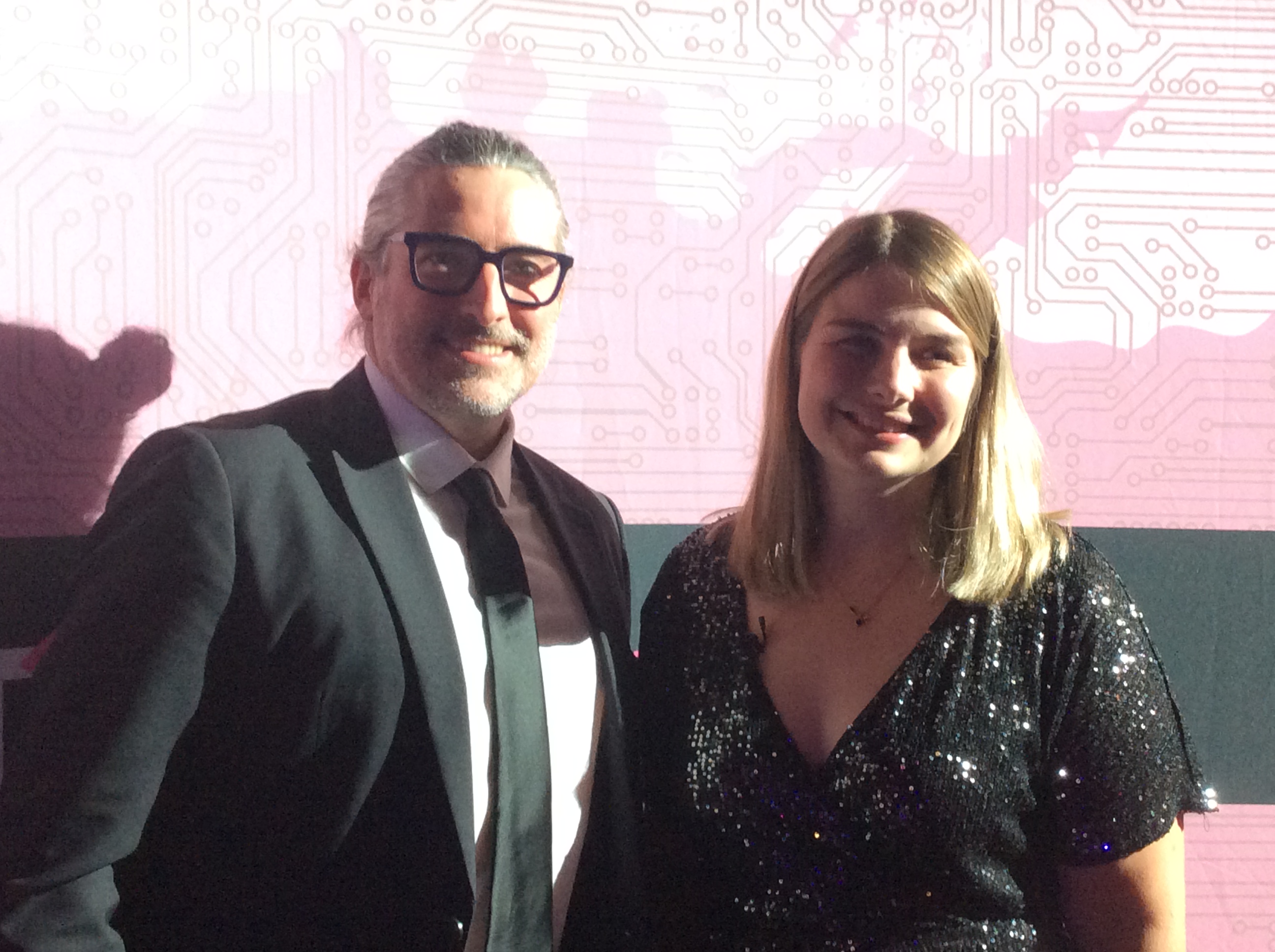 Scott Parker and Vickie Allen at the 2022 DevelopHER Awards