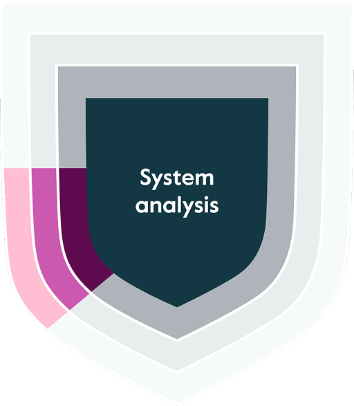 Service system analysis shield image