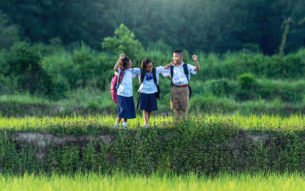 School children in Thailand