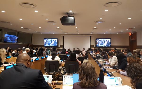 A meeting room inside the Transforming Education Summit