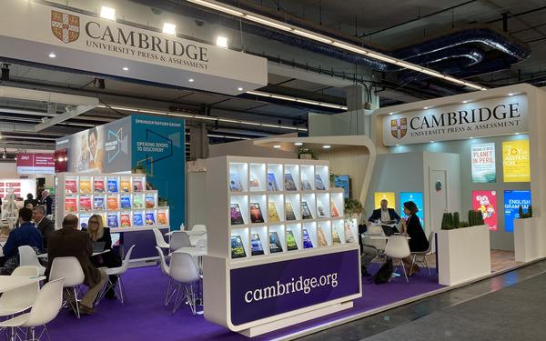 Cambridge stand Frankfurt Bookfair 2022