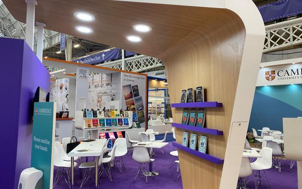 Cambridge University Press & Assessment stand at the London Book Fair