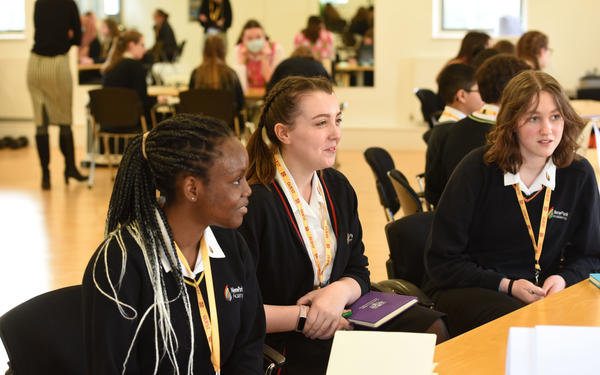 Nene Park Academy students during the World Book Day event