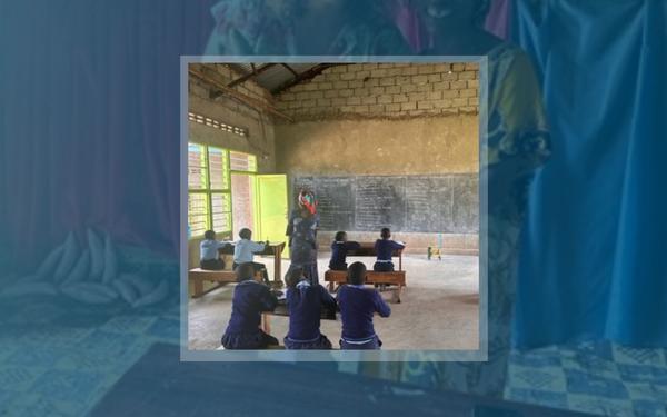 Children in a classroom in Rwanda