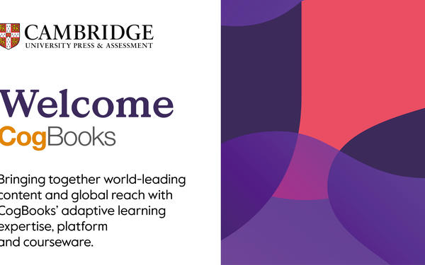 Cambridge University Press & Assessment welcomes CogBooks to the Cambridge family
