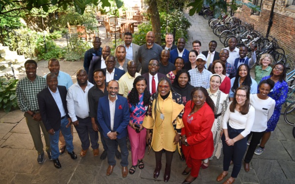 Group of HP Cambridge EdTech Fellows from Africa in Cambridge September 2023