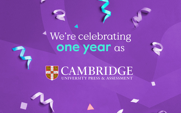 Graphic to celebrate our first anniversary
