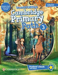 Student's book for Cambridge Primary Path 3, featuring engaging content for young learners in a vibrant design.