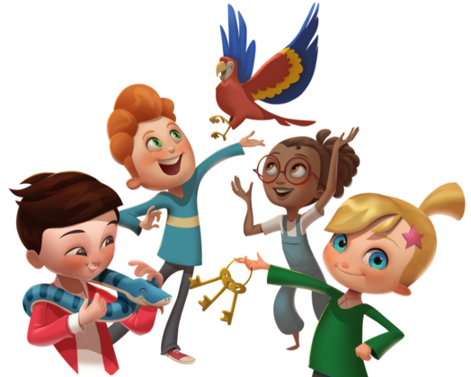 Cartoon characters