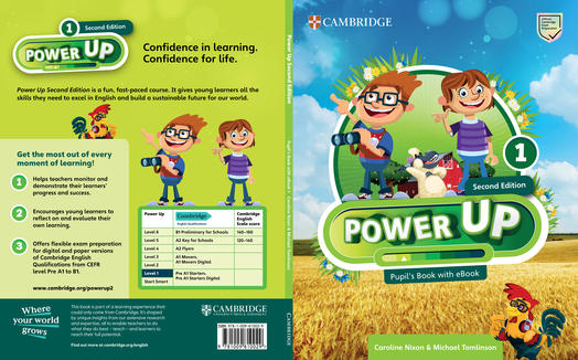 Power Up 1st edition book cover with vibrant, empowering design.