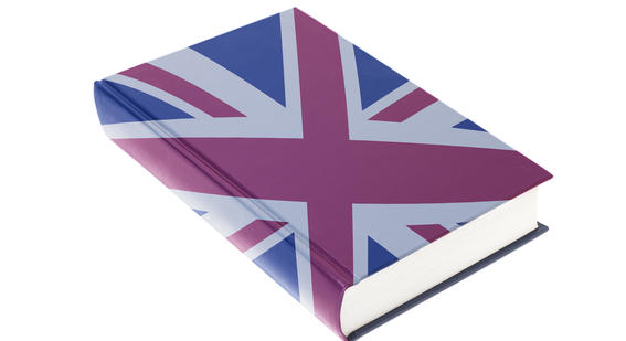 Publication with a union jack flag cover 