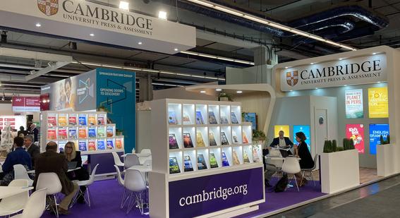 Cambridge stand Frankfurt Bookfair 2022