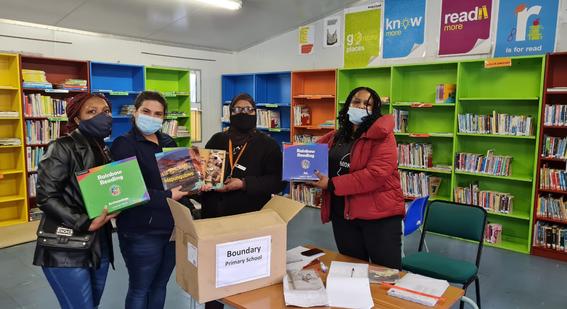 Cape Town colleagues donate Rainbow Reading books in partnership with The Bookery